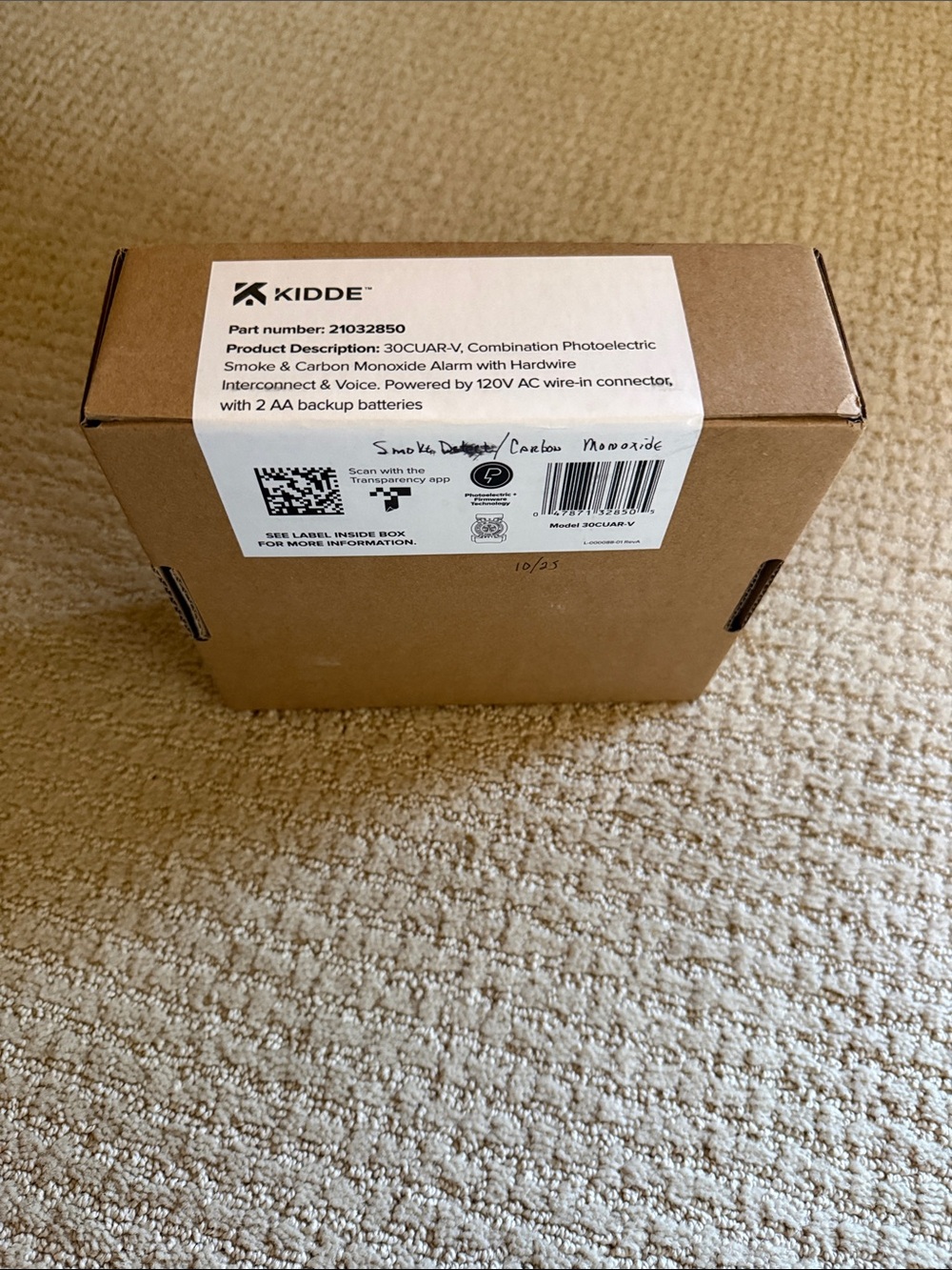 Kidde Brown Smoke & Carbon Monoxide Alarm (Brown)
